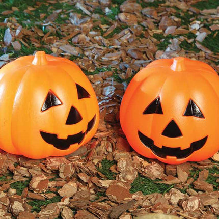 Halloween Kürbis mit Licht 15cm