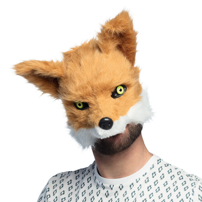 Maske Fuchs Halb Plüsch