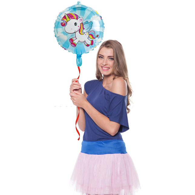 Einhorn Helium Ballon 45cm leer