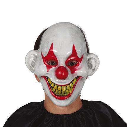 Halloween Clown Maske Weiß