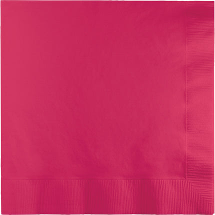 Fuchsia Servietten 3-lagig 33cm 50Stk