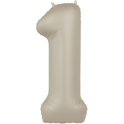 1 Jahr Figur Ballon Nude Matt 86cm