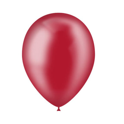 Rote Luftballons Transparent 25cm 50Stk