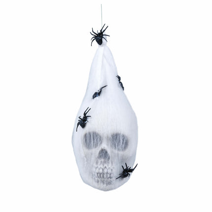 Halloween Totenkopf Spinnennetz Tasche 25cm