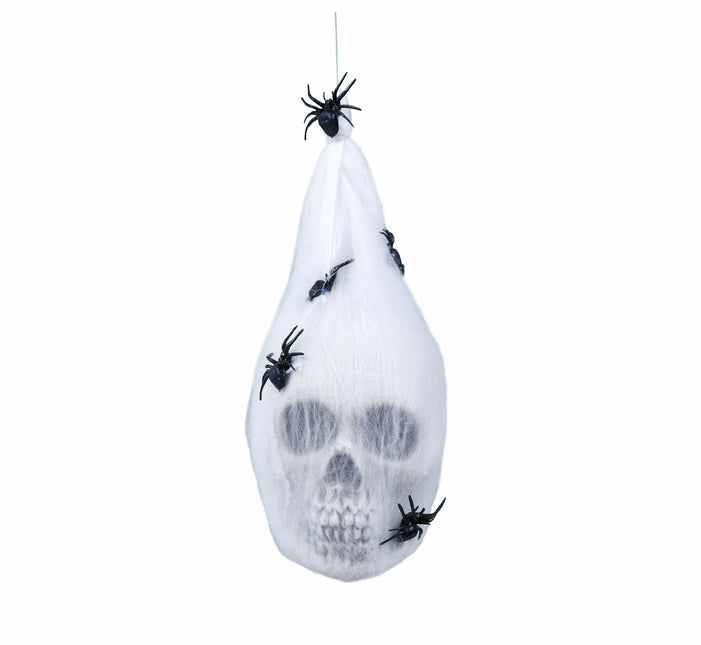 Halloween Totenkopf Spinnennetz Tasche 25cm