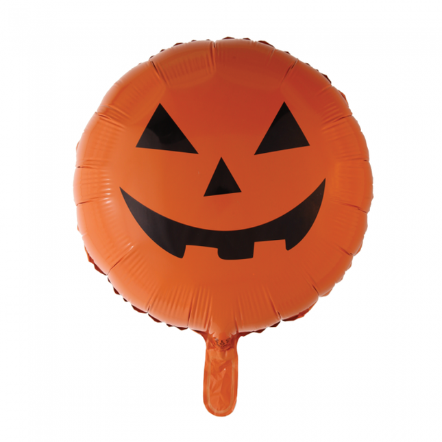 Halloween Helium Ballon Kürbis 45cm leer