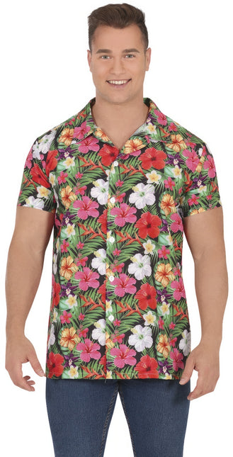 Hawaii Bluse Männer Blumen