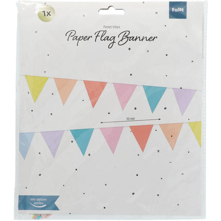 Flaggenleine Pastell 10m