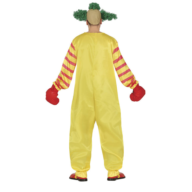 Clown Halloween Kostüm Männer Gelb L