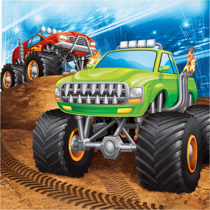 Monstertruck Servietten 33cm 16Stk