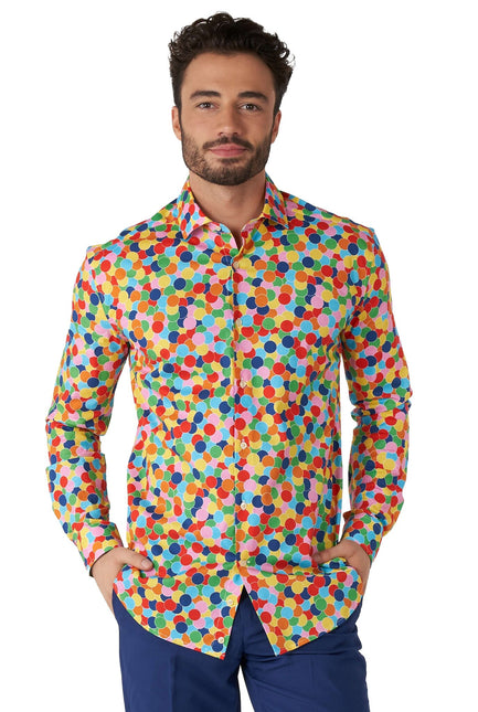 Party Konfetti Shirt Männer OppoSuits