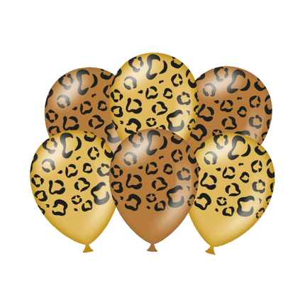 Ballons Leopard 30cm 6Stück