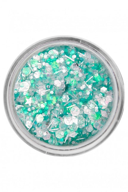 PXP Pressed Chunky Glitter Creme Sea Green Candy 10ml