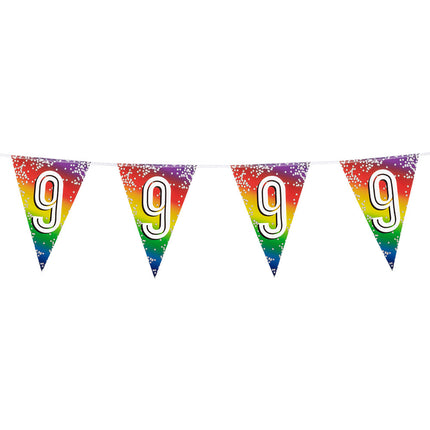 Regenbogengirlande 9 Jahre 6m