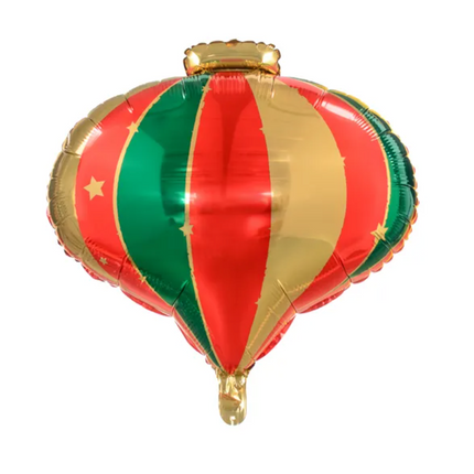 Helium Ballon Weihnachtskugel Leer 51cm