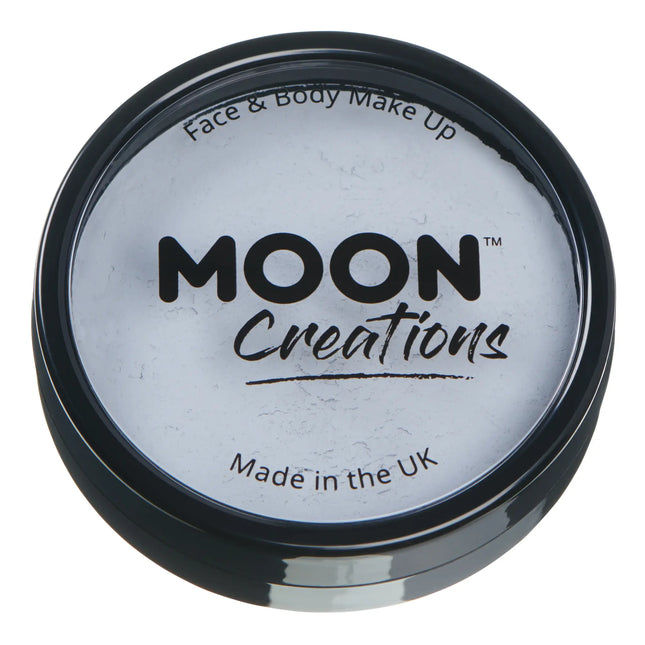 Moon Creations Pro Face Paint Kuchentöpfe Hellgrau 36g