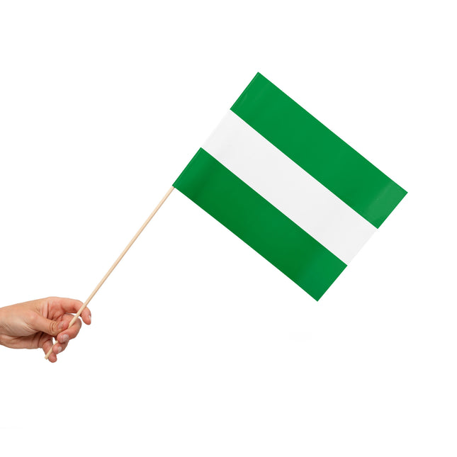 Rotterdam Flagge mit Stock 50cm 10Stück