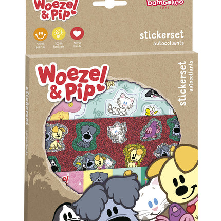 Woezel En Pip Aufkleber Set