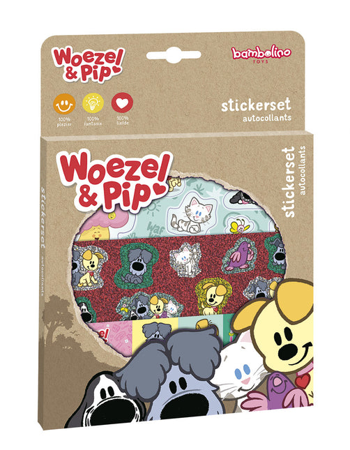 Woezel En Pip Aufkleber Set