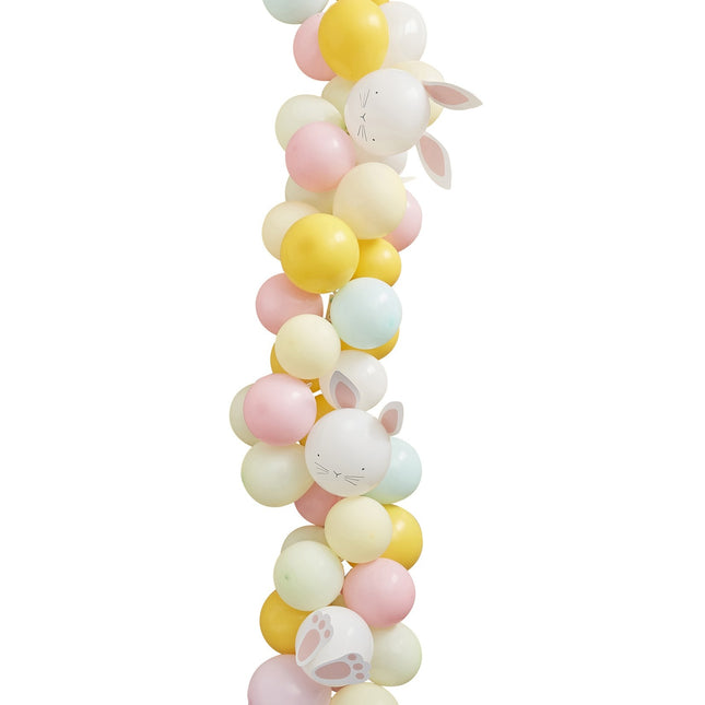 Ostern Tischdekoration Ballongirlande Pastell