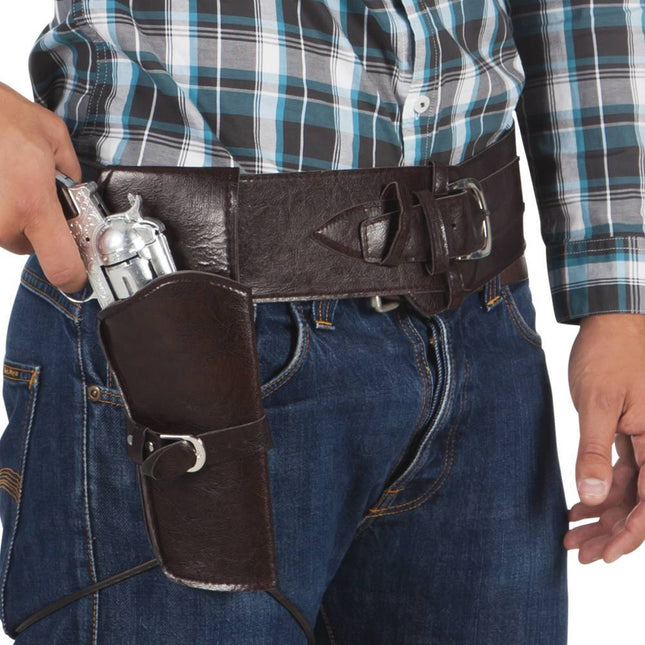 Cowboy Holster mit Gürtel