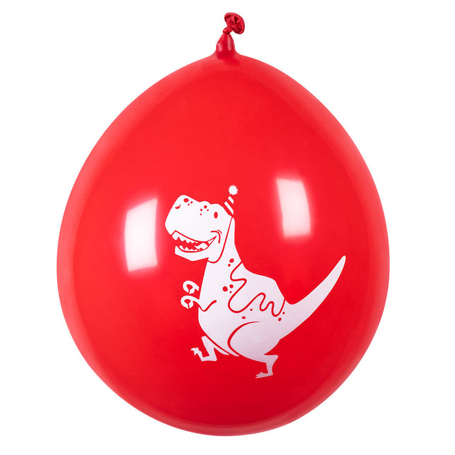 Dino Luftballons 25cm 6Stück