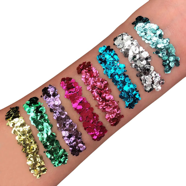 Moon Glitter Bio Chunky Glitter Blau 3g