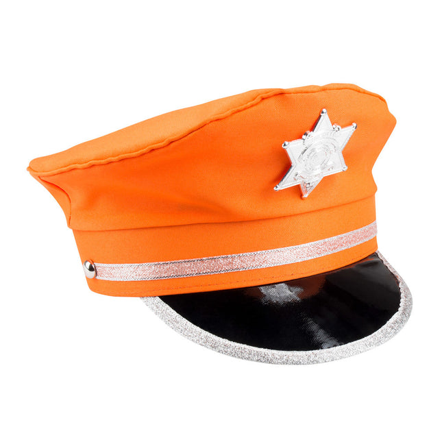 Mütze Polizei Orange