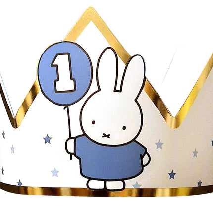 Miffy Krone 1 Jahr Blau 9,5cm