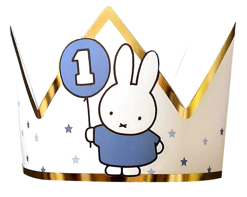 Miffy Krone 1 Jahr Blau 9,5cm