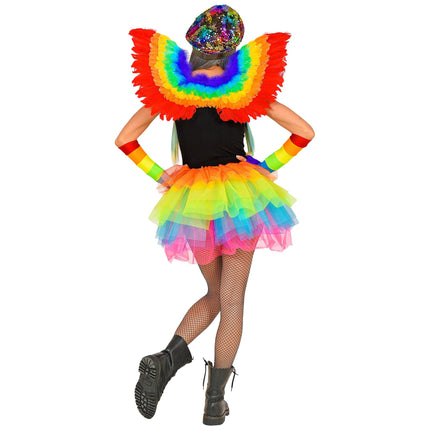 Regenbogen Tutu Damen 45cm