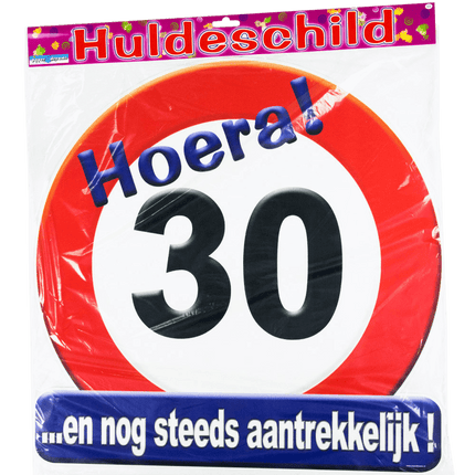 Türschild 30 Jahre Verkehrsschild 50cm