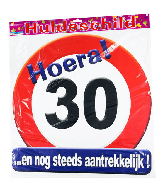 Türschild 30 Jahre Verkehrsschild 50cm