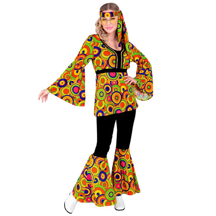 Hippie 60S Kostüm Bunte Damen