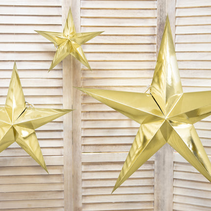 Gold Lampion Star 30cm