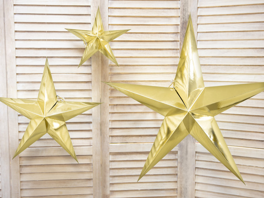 Gold Lampion Star 30cm