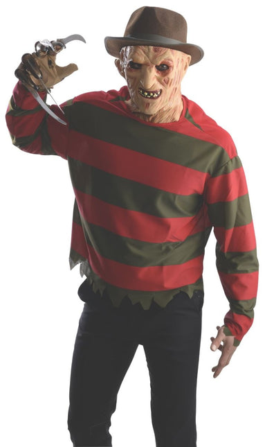 Freddy Krueger Dress Up Set Männer Freddy Krueger 2 Stück