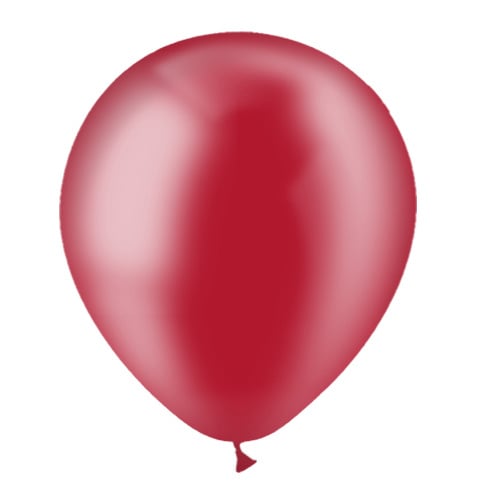 Rote Luftballons Transparent 30cm 50Stk