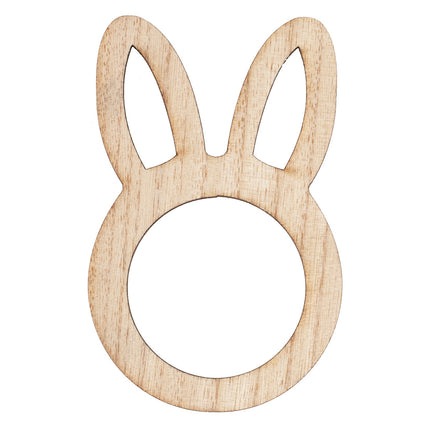 Ostern Tischdekoration Holz Hase 6,5cm