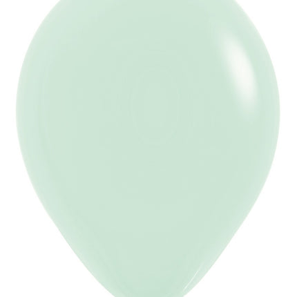 Ballons Pastell Mattgrün 30cm 50Stk