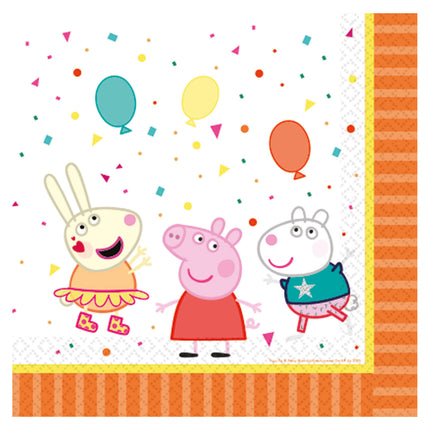 Peppa Pig Servietten Party 33cm 16Stück