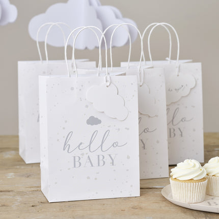 Partytüten Hello Baby 15cm 5Stück