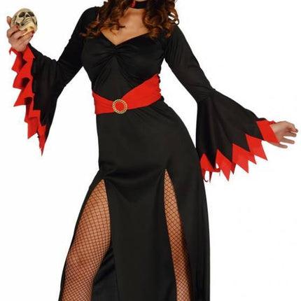 Halloween Kostüm Damen Hexe Rot