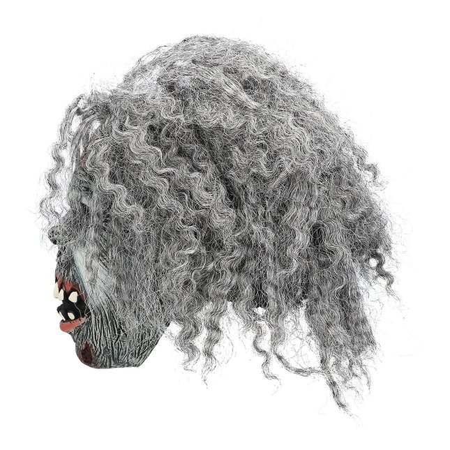 Halloween Maske Grau Zombie