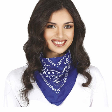 Blaues Halstuch Bandana