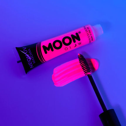 Moon Glow Neon UV Mascara Intense Pink 15ml