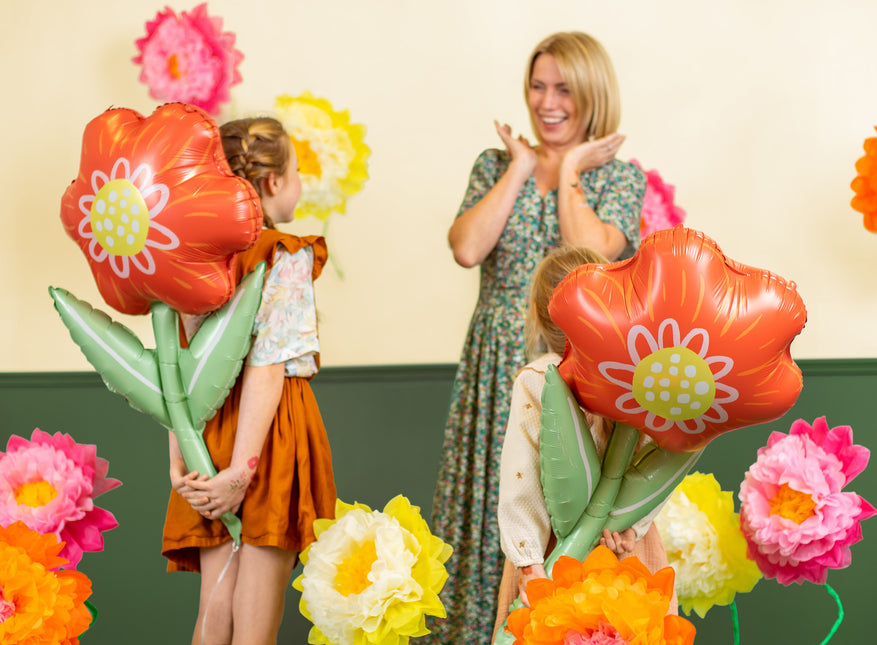 Pompons Blumen 3Stück