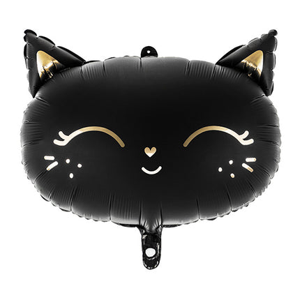 Heliumballon Katze Schwarz Leer 48cm