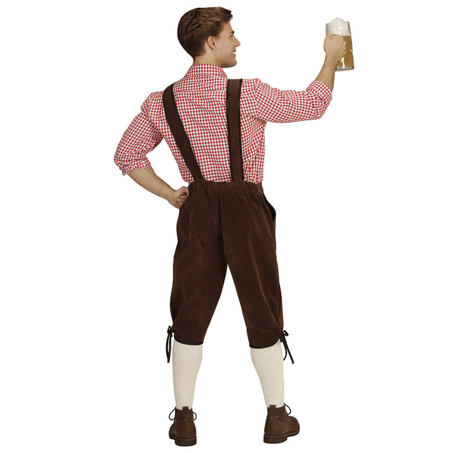 Oktoberfest Lederhosen Braun Männer