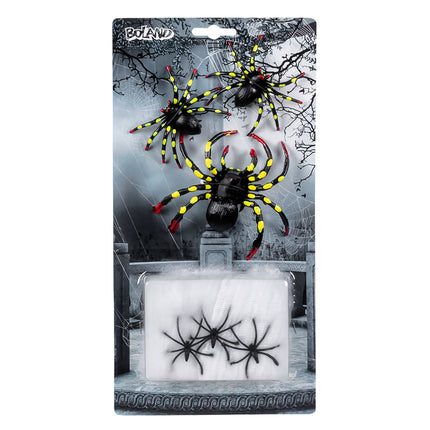 Halloween Spider Wrag Set 7 Teile